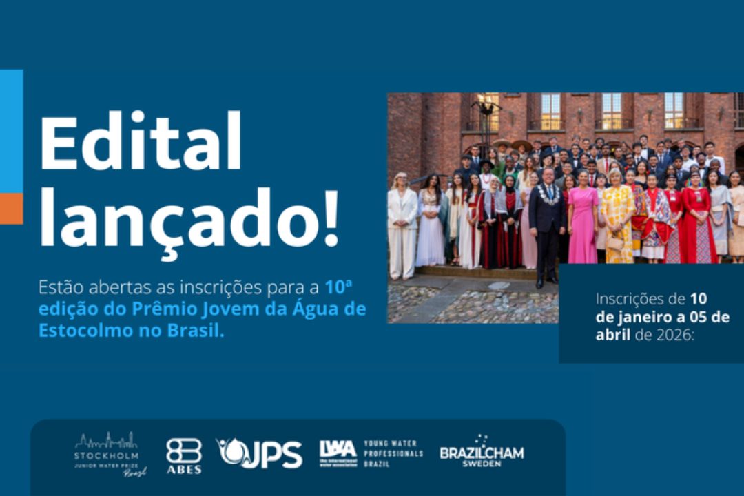Lançamento do edital do Prêmio Jovem da Água de Estocolmo 2026